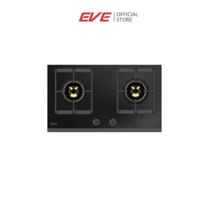 เตาฝังแก๊ส 2 หัว ฐานกระจกนิรภัย EVE HB76-BLACKFOREST/BG 76 ซม. สีดำ_9
